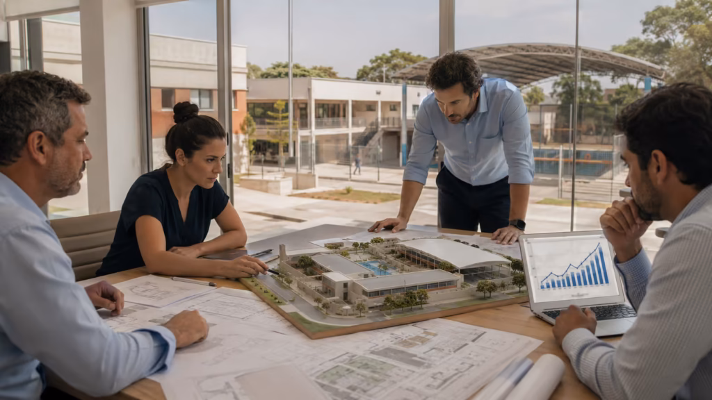 Investimentos em PPPs sociais representados por escola pública e mercado de capitais