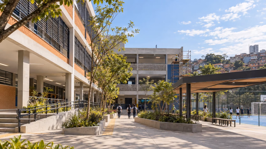 PPP de escolas prevê requalificação de 95 unidades municipais na DRE São Mateus, em São Paulo.