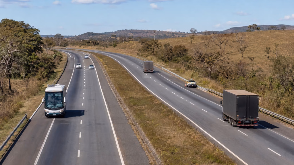 Readaptação da concessão da Concebra abrange a BR-060 e a BR-153 entre Goiás e o Distrito Federal