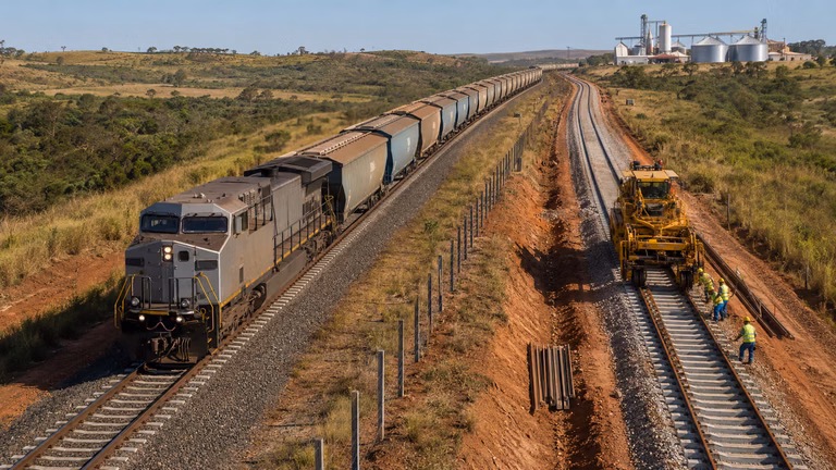 Contas vinculadas em concessões podem financiar a expansão da infraestrutura ferroviária brasileira.