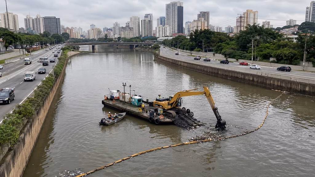 PPP dos rios Tietê e Pinheiros é prevista para eventual segundo mandato em São Paulo