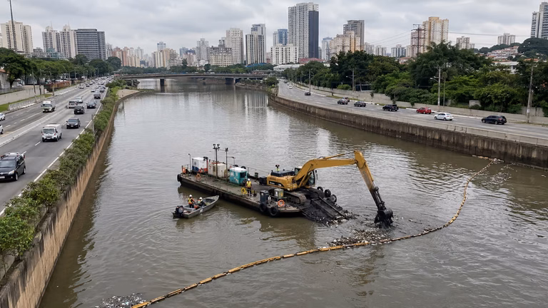 PPP dos rios Tietê e Pinheiros é prevista para eventual segundo mandato em São Paulo