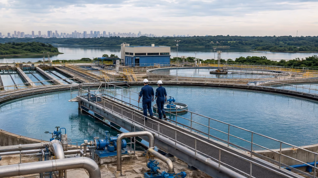 Água como ativo estratégico impulsiona investimentos em infraestrutura de saneamento.