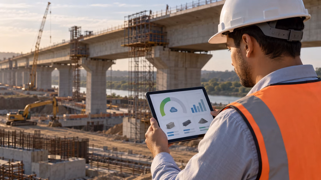 Calculadora de carbono aplicada a obras de PPPs e concessões